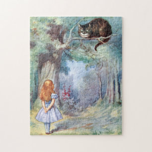 Alice im Wunderland-Cheshire-Katzen-Puzzle