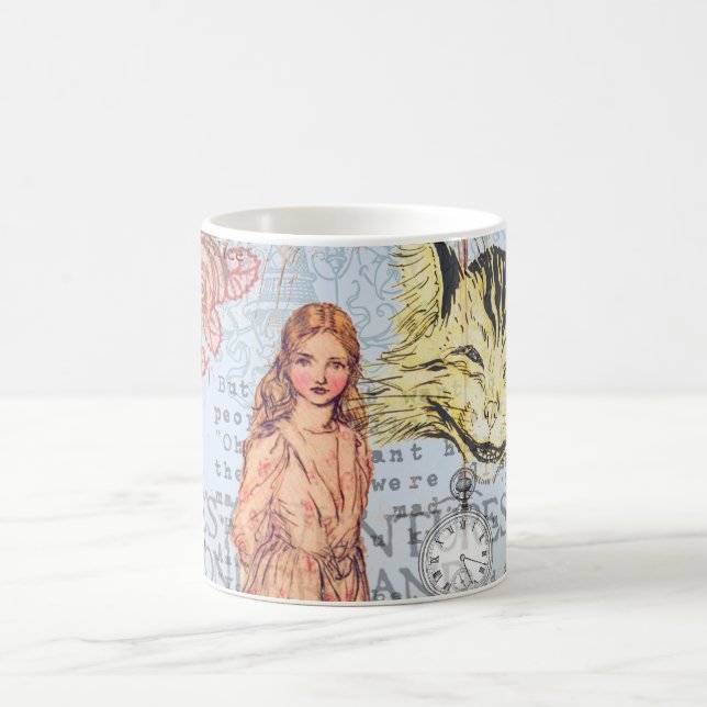 Alice im Wunderland Classic Cheshire Rabbit Alice Kaffeetasse (Mittel)