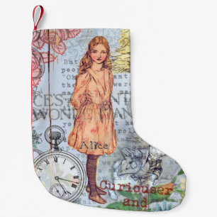 Alice im Wunderland Classic Cheshire Rabbit Alice Kleiner Weihnachtsstrumpf