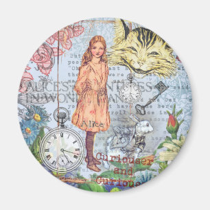 Alice im Wunderland Classic Cheshire Rabbit Alice Magnet