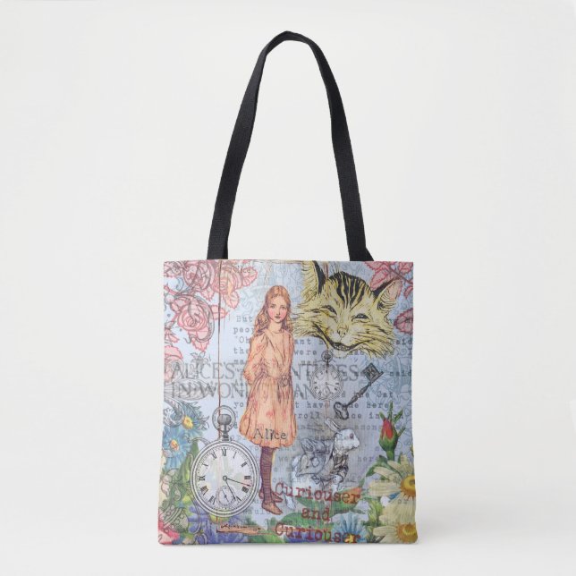 Alice im Wunderland Classic Cheshire Rabbit Alice Tasche (Vorderseite)