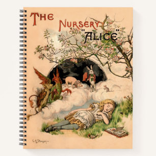 Alice im Wunderland Classic Illustration Notizbuch