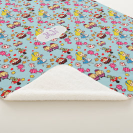 Alice im Wunderland Comforter - ADD Monogramm Sherpadecke