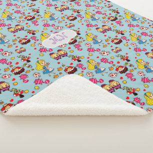 Alice im Wunderland Comforter - ADD Monogramm Sherpadecke