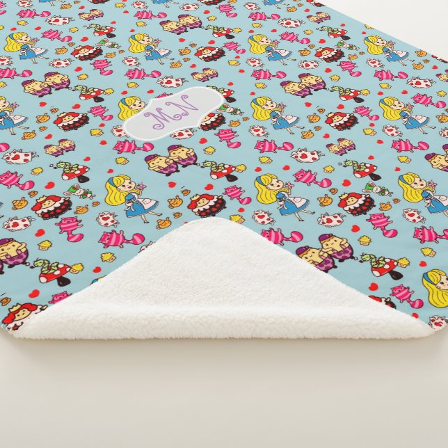 Alice im Wunderland Comforter - ADD Monogramm Sherpadecke (3/4)