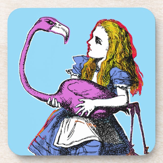 Alice im Wunderland Cork Untersetzer Set (Vorderseite)