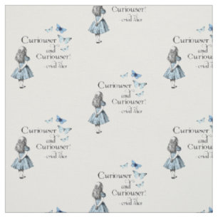 Alice im Wunderland Curiouser Butterfett Stoff