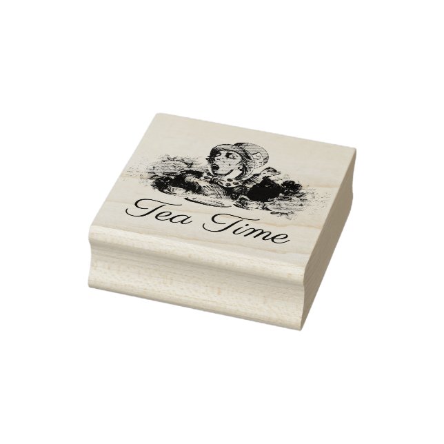 Alice im Wunderland Das Mad Hatter Tee Party Gummistempel (Stempel)
