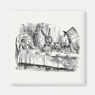 Alice im Wunderland - Das Tea-Party des Mad Hatter Magnet