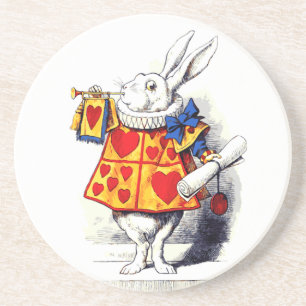 Alice im Wunderland Das weiße Kaninchen von Tenni Untersetzer