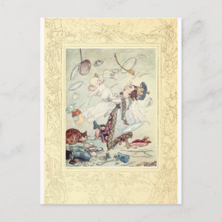 Alice im Wunderland, die Herzogin, Vintage Postkarte