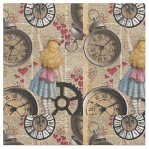 Alice im Wunderland, die in Zeit reist Stoff