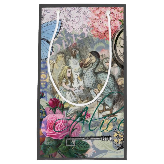 Alice im Wunderland Dodo Klassische Kunstwerke Kleine Geschenktüte (Vorderseite)