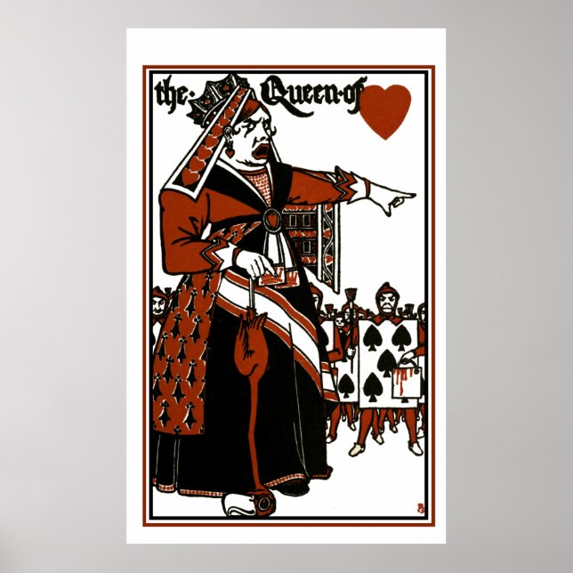 Alice im Wunderland, ein Spiel. Königin des Herzen Poster (Vorne)