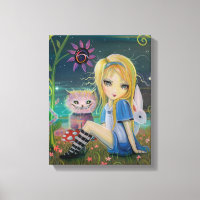Alice im Wunderland Fantasy Fairytale Kunst, Dicht