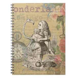 Alice im Wunderland Flamingo Classic Notizblock
