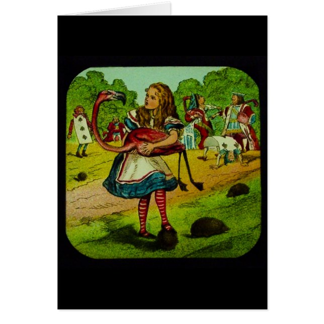Alice im Wunderland-Flamingo-Krokett (Vorne)