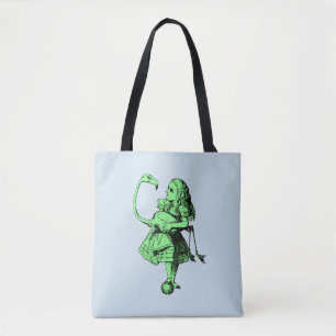 Alice im Wunderland & Flamingo Tasche