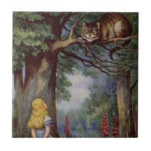 Alice im Wunderland-Fliese, Cheshire-Katze Fliese
