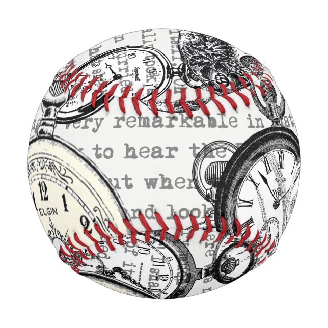 Alice im Wunderland für viktorianische Pocket Watc Baseball (Vorderseite)