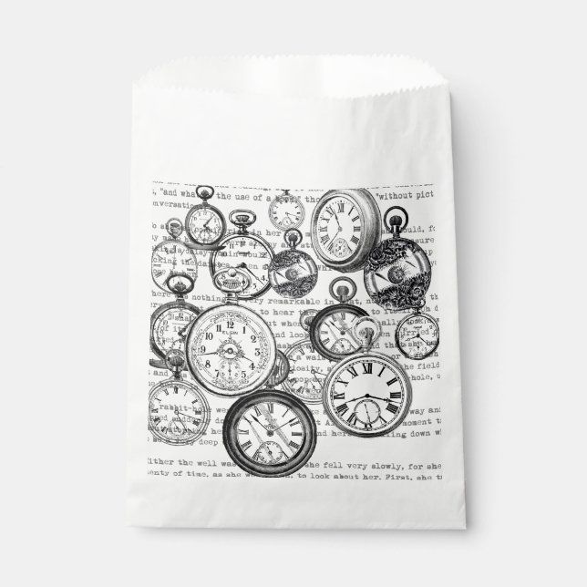 Alice im Wunderland für viktorianische Pocket Watc Geschenktütchen (Vorderseite)