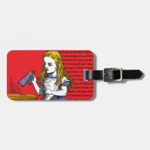 Alice im Wunderland Gepäckanhänger