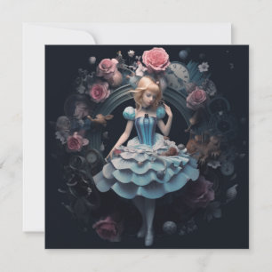 Alice im Wunderland Geschenkkarte