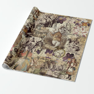 Alice im Wunderland Geschenkpapier