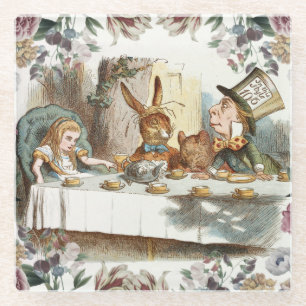 Alice im Wunderland Glasuntersetzer