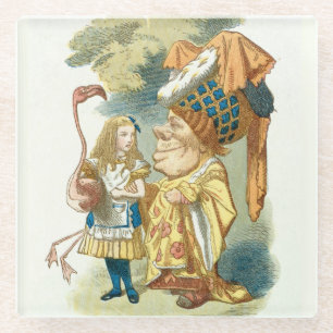 Alice im Wunderland Glasuntersetzer