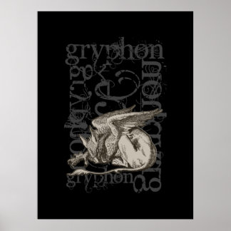 Alice im Wunderland Griffin Grunge (Single Abbildu Poster