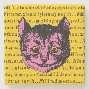Alice im Wunderland Grinsekatze Steinuntersetzer