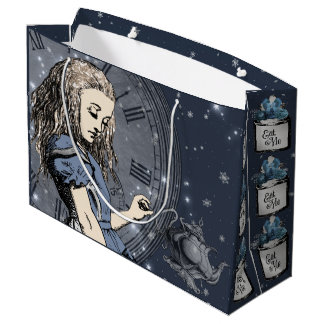 Alice im Wunderland Große Geschenktasche Geschenktüte