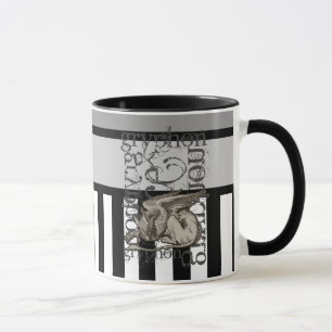 Alice im Wunderland Gryphon Grunge Tasse