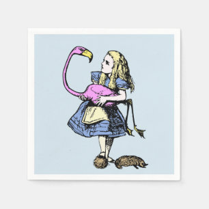 Alice im Wunderland-hübsches Party scherzt Serviette