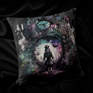 Alice im Wunderland   In das Kaninchenloch Kissen