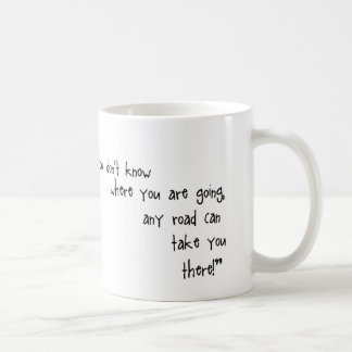 Alice im Wunderland jede mögliche Straße kann Kaffeetasse