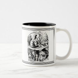 Alice im Wunderland John Tenniel Illustration Tass Zweifarbige Tasse