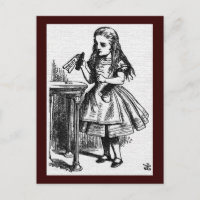Alice im Wunderland John Tenniel Postcard