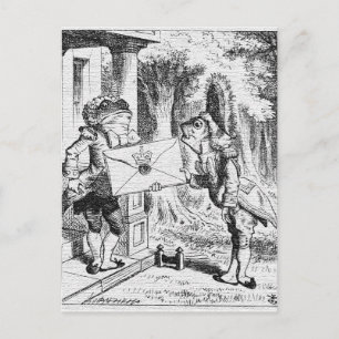 Alice im Wunderland John Tenniel Postkarte