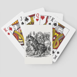 Alice im Wunderland - Kampf der Roten und Weißen R Spielkarten