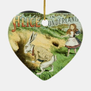 Alice im Wunderland Keramik Ornament