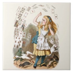 Alice im Wunderland Keramik Tile Fliese