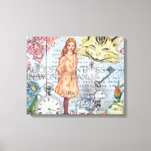 Alice im Wunderland Klassischer Cheshire-Hase Alic Leinwanddruck