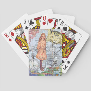 Alice im Wunderland Klassischer Cheshire-Hase Alic Spielkarten