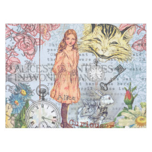 Alice im Wunderland Klassischer Cheshire-Hase Alic Tischdecke