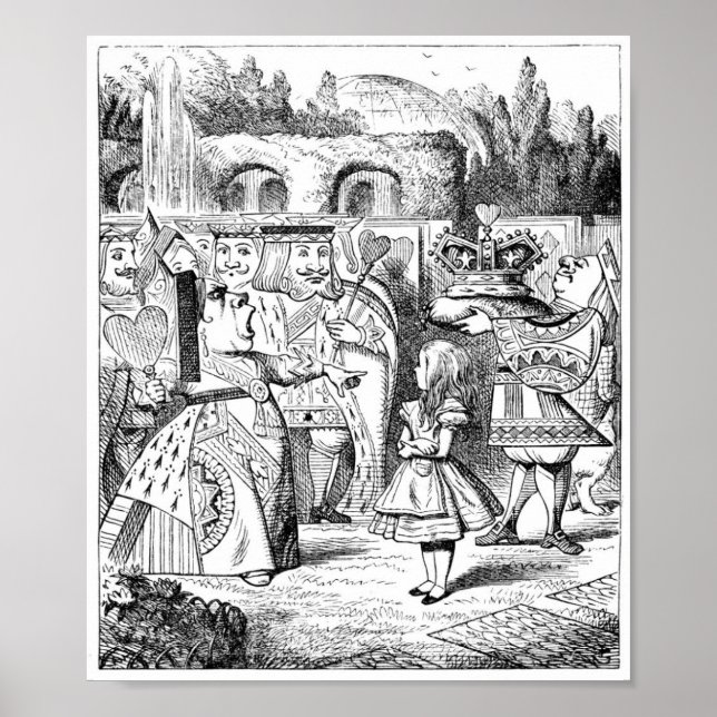 Alice im Wunderland: Königin des Herzens & Erste N Poster (Vorne)