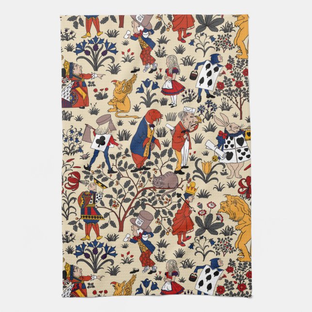 Alice im Wunderland Küchentuch (Vertikal)