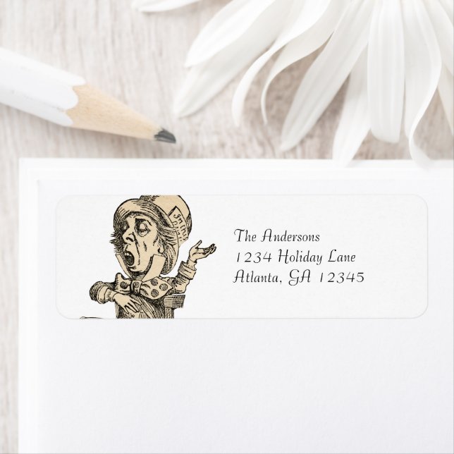 Alice im Wunderland lädt Top Hat Gentleman ein (Insitu)