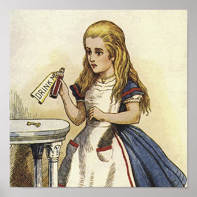 Alice im Wunderland Leinwand Kunst Poster (Vorne)